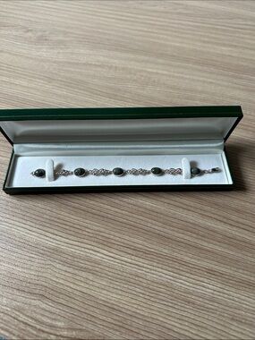 Connemara Marble Bracelet - Sterling Silver